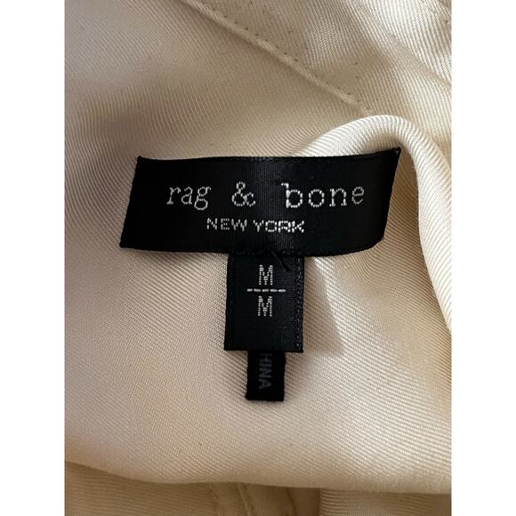Rag & Bone top Robin silk blend blouse ivory size Medium M - Picture 5 of 7